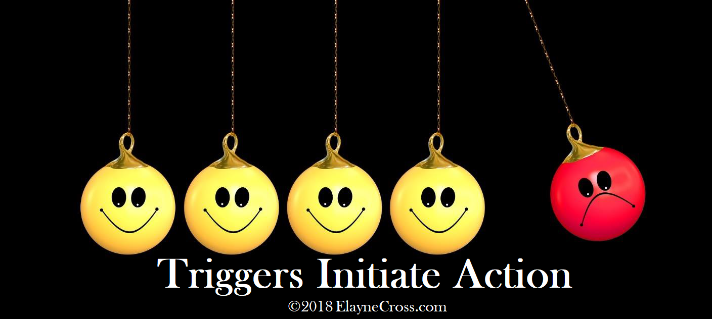 Triggers set your calm life into imediate motion.