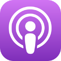 apple podcast button